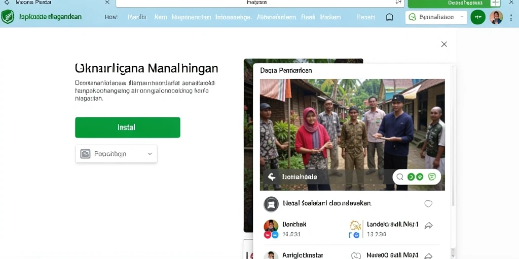 Tampilan awal aplikasi DMD999 yang menarik.