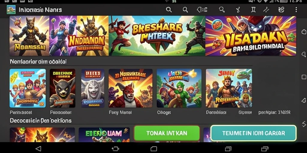 Tangkapan layar fitur antarmuka yang baru.