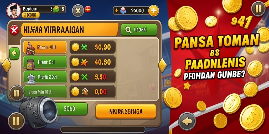 Tampilan menarik dari antarmuka LUCKYBEST.