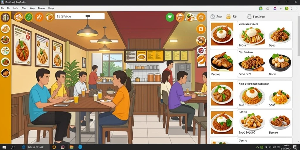 Tampilan awal yang menarik dan informatif.