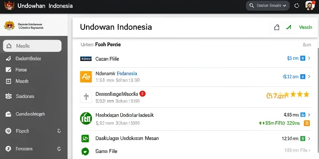 Tampilan antarmuka pengguna yang menarik.
