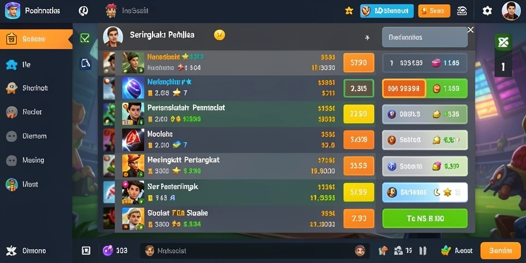 Tampilan menu utama yang menarik dan intuitif.